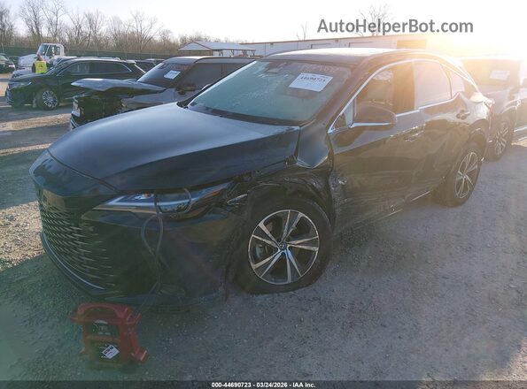 2T2BAMCA4RC068009 2024 LEXUS RX 350 Black Առջևի ձախ երեք քառորդ տեսարան