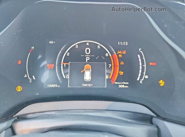 2T2BAMCAXRC065034 2024 LEXUS RX Black Вид щитка приладів