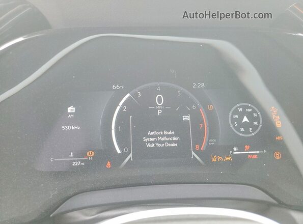 2T2BAMCAXTC127426 2026 LEXUS RX Черный Вид щитка приборов