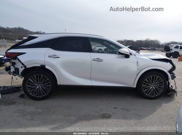 2T2BBMCA0RC053505 2024 LEXUS RX 350H White Widok zestawu wskaźników