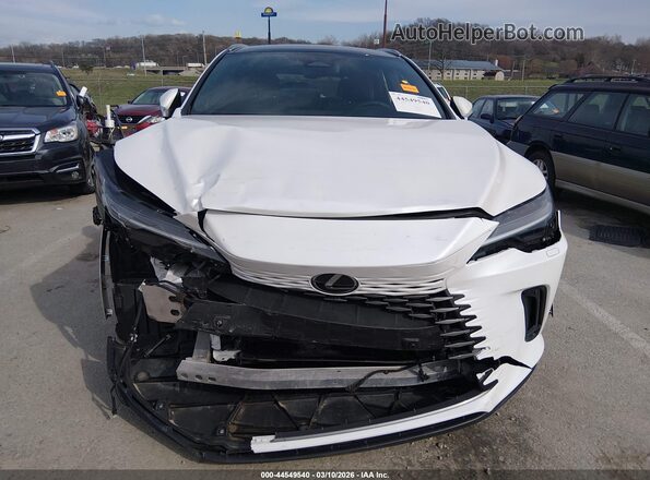 2T2BBMCA0RC053505 2024 LEXUS RX 350H White Widok deski rozdzielczej