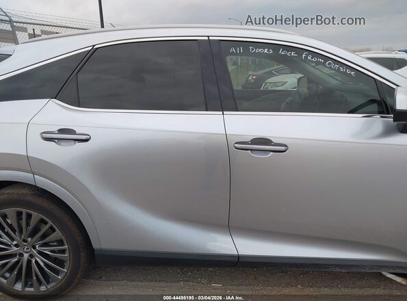 2T2BBMCA0SC100277 2025 LEXUS RX 350H Серебряный Вид задней части салона