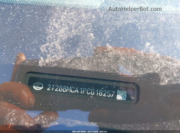 2T2BBMCA1PC018257 2023 LEXUS RX 350H Черный 