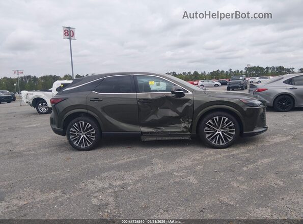 2T2BBMCA5SC079314 2025 LEXUS RX 350H Зеленый Вид задней части салона