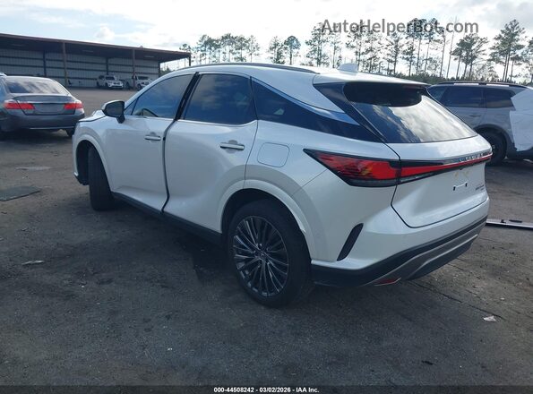 2T2BBMCA6SC081833 2025 LEXUS RX 350H Белый Задняя левая четверть
