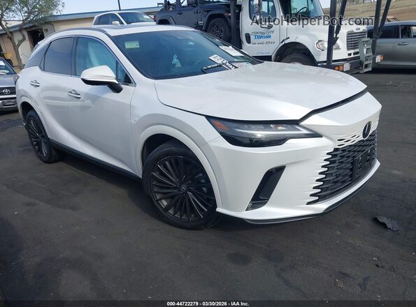 2T2BBMCA7SC074177 2025 LEXUS RX 350H Белый Передняя правая четверть
