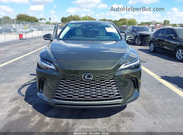 2T2BBMCA7SC079850 2025 LEXUS RX 350H Зеленый Вид панели приборов