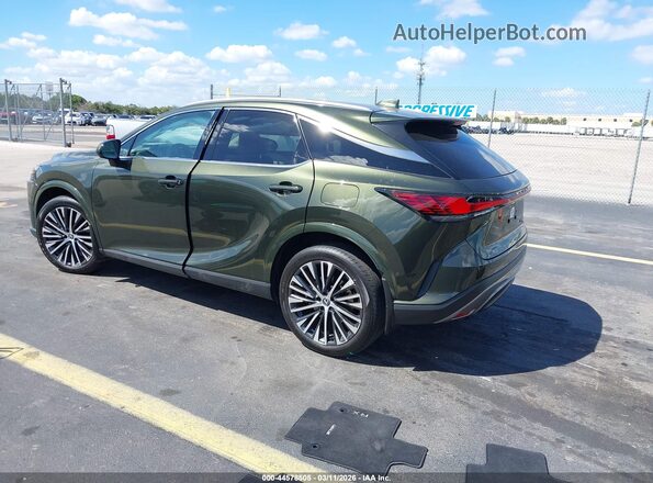 2T2BBMCA7SC079850 2025 LEXUS RX 350H Зеленый Задняя левая четверть