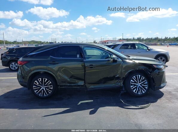 2T2BBMCA7SC079850 2025 LEXUS RX 350H Зеленый Вид щитка приборов