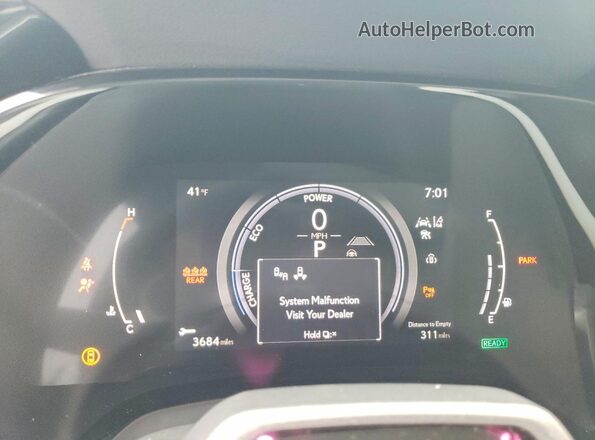 2T2BBMCA9RC035052 2024 LEXUS RX Белый Вид щитка приборов
