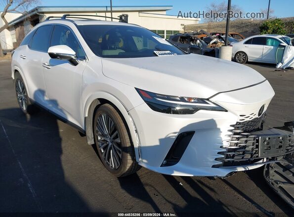 2T2BBMCA9RC059223 2024 LEXUS RX 350H Белый Передняя правая четверть