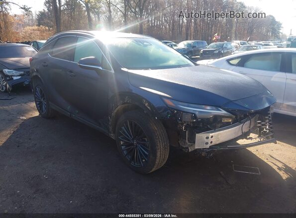 2T2BBMCAXSC076814 2025 LEXUS RX 350H Синий Передняя правая четверть