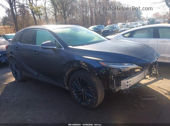 2T2BBMCAXSC076814 2025 LEXUS RX 350H Синий Вид задней части салона