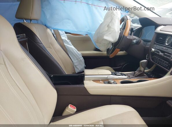 2T2BGMCA1GC004148 2016 LEXUS RX 450H Серебряный Вид салона спереди