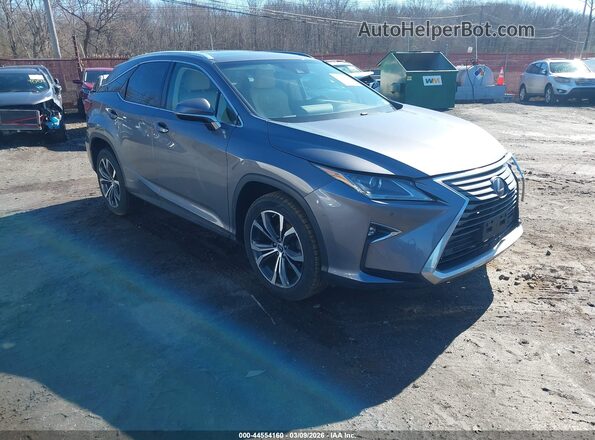 2T2BGMCA2KC029780 2019 LEXUS RX 450H Серый Передняя правая четверть