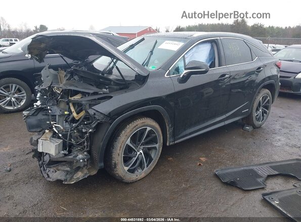 2T2BGMCA2KC034395 2019 LEXUS RX 450H Black Vista tres cuartos delantera izquierda