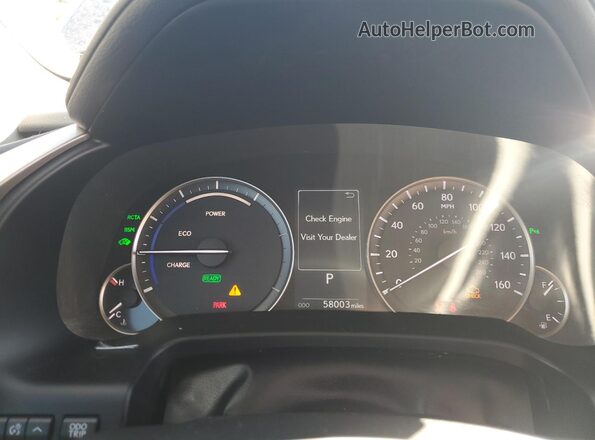 2T2BGMCA3KC035975 2019 LEXUS RX Серый Вид щитка приборов