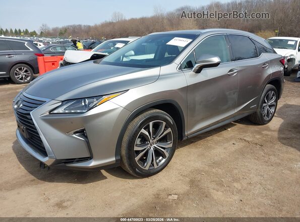 2T2BGMCA4JC024014 2018 LEXUS RX 450H Silver Vista tres cuartos delantera izquierda
