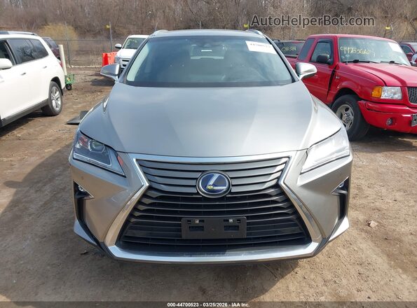 2T2BGMCA4JC024014 2018 LEXUS RX 450H Silver Vista del cuadro de instrumentos