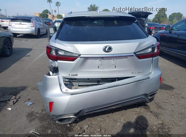 2T2BZMCA0GC046112 2016 LEXUS RX 350 Серебряный 