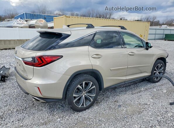2T2BZMCA0HC066474 2017 LEXUS RX Золотой Задняя правая четверть