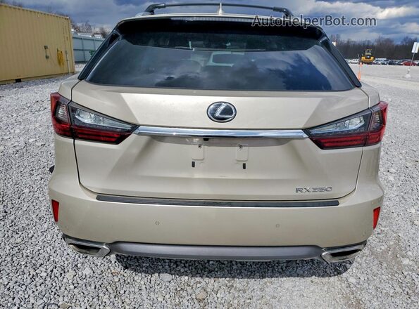 2T2BZMCA0HC066474 2017 LEXUS RX Золотой Вид сзади