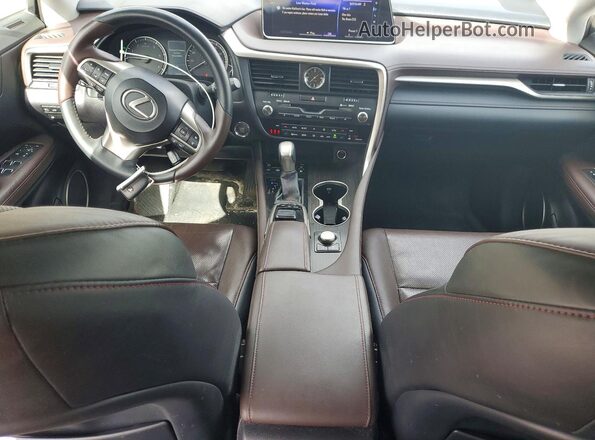 2T2BZMCA0HC066474 2017 LEXUS RX Золотой Вид панели приборов