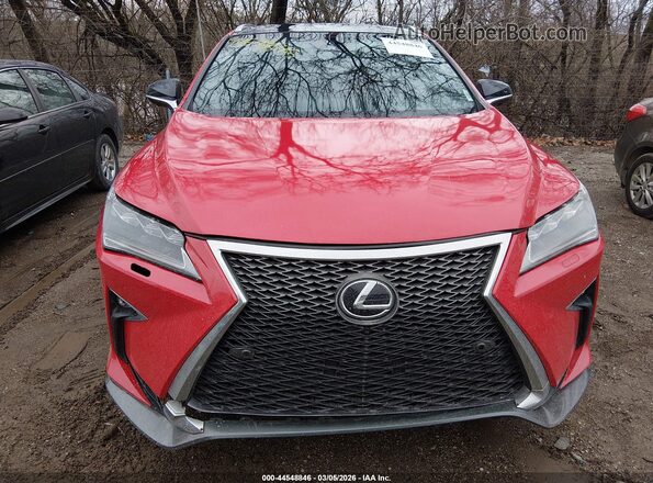 2T2BZMCA0KC171197 2019 LEXUS RX 350 Красный Вид щитка приборов