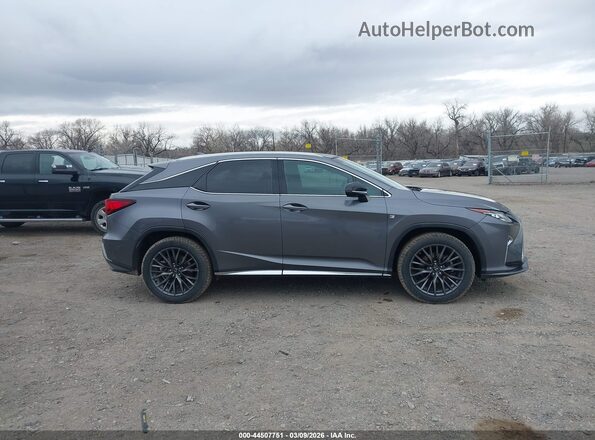 2T2BZMCA1GC030906 2016 LEXUS RX 350 Черный Вид задней части салона