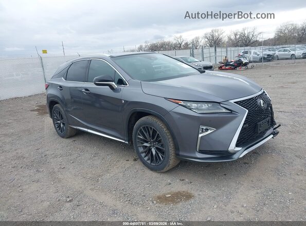 2T2BZMCA1GC030906 2016 LEXUS RX 350 Черный Передняя правая четверть