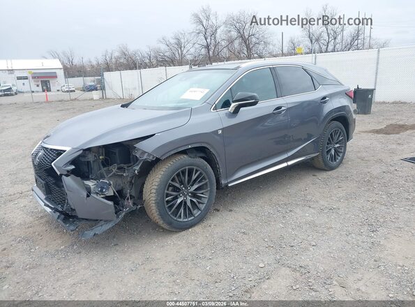 2T2BZMCA1GC030906 2016 LEXUS RX 350 Черный Передняя левая четверть
