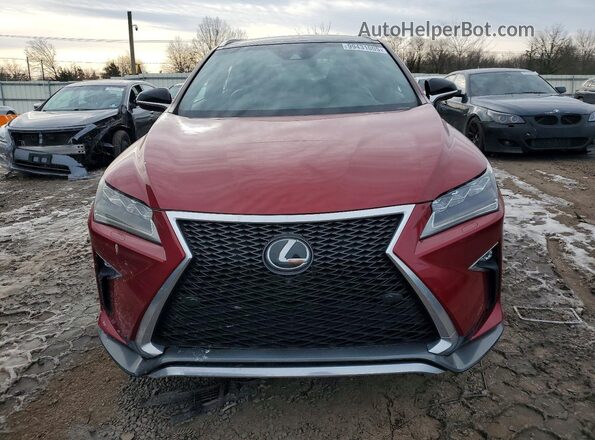 2T2BZMCA1GC041372 2016 LEXUS RX Красный Вид спереди