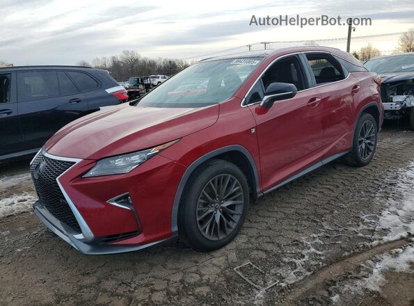 2T2BZMCA1GC041372 2016 LEXUS RX Красный Передняя левая четверть