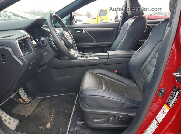 2T2BZMCA1GC041372 2016 LEXUS RX Красный Вид салона спереди