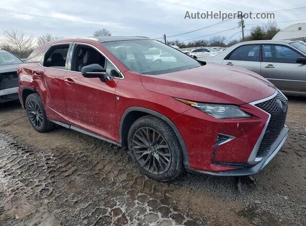 2T2BZMCA1GC041372 2016 LEXUS RX Красный Передняя правая четверть