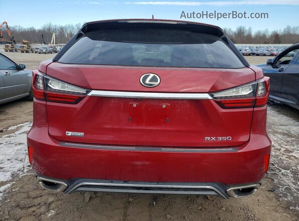 2T2BZMCA1GC041372 2016 LEXUS RX Красный Вид сзади