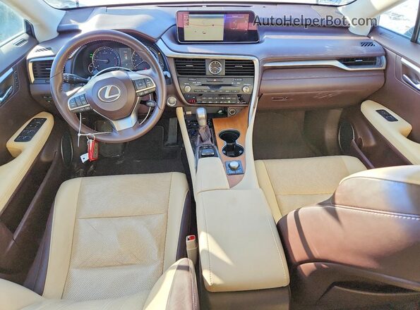 2T2BZMCA1HC063146 2017 LEXUS RX Черный Вид панели приборов