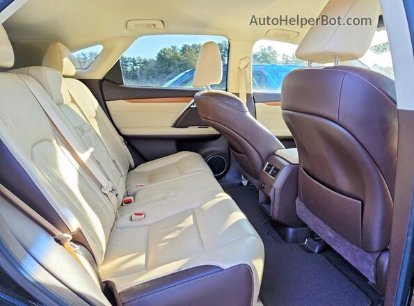 2T2BZMCA1HC063146 2017 LEXUS RX Черный Вид задней части салона