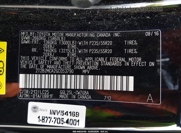 2T2BZMCA2GC053790 2016 LEXUS RX 350 Бежевый Вид подкапотного пространства