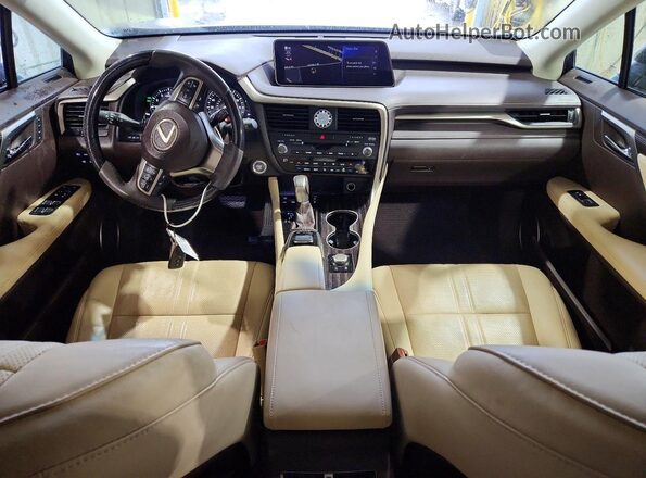 2T2BZMCA2HC092946 2017 LEXUS RX Кремовый Вид панели приборов