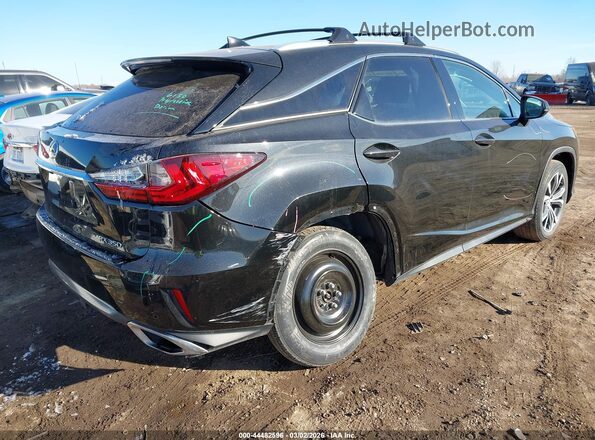 2T2BZMCA2KC194674 2019 LEXUS RX 350 Черный Задняя правая четверть