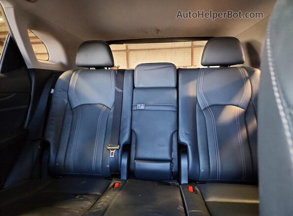 2T2BZMCA3GC007689 2016 LEXUS RX Black Vista de los asientos traseros