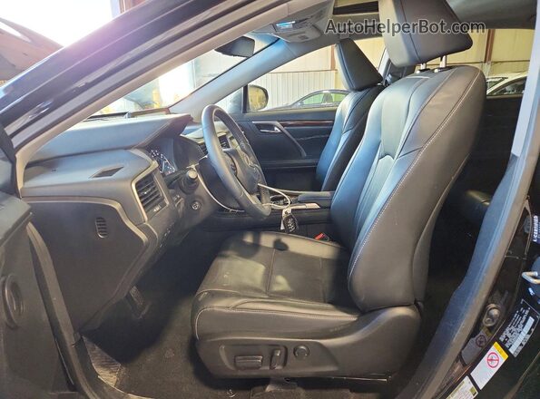 2T2BZMCA3GC007689 2016 LEXUS RX Black Vista interior delantera