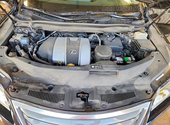 2T2BZMCA3GC007689 2016 LEXUS RX Black Vista del compartimento del motor