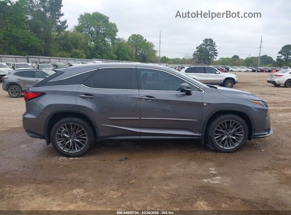 2T2BZMCA3GC013282 2016 LEXUS RX 350 Gray უკანა სალონის ხედი
