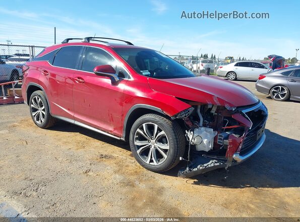 2T2BZMCA3GC017297 2016 LEXUS RX 350 Красный Передняя правая четверть