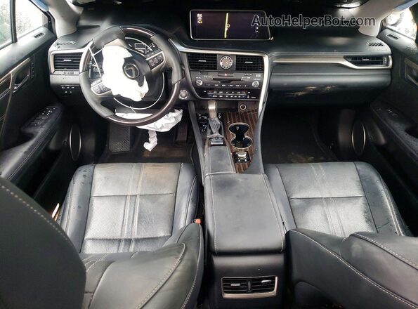 2T2BZMCA4GC034982 2016 LEXUS RX Black Vista del salpicadero