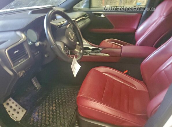 2T2BZMCA4HC054036 2017 LEXUS RX Белый Вид салона спереди
