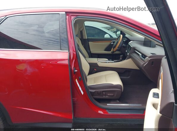 2T2BZMCA4KC178914 2019 LEXUS RX 350 Red Вид салону спереду