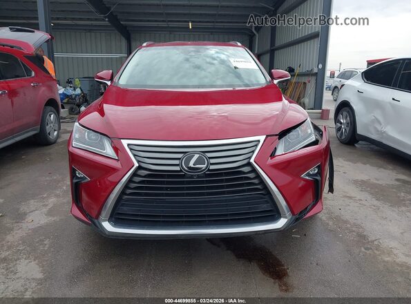 2T2BZMCA4KC178914 2019 LEXUS RX 350 Red Вид щитка приладів